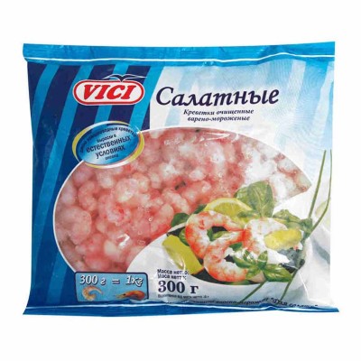 Креветки Vici очищенные салатные 300гр м/у