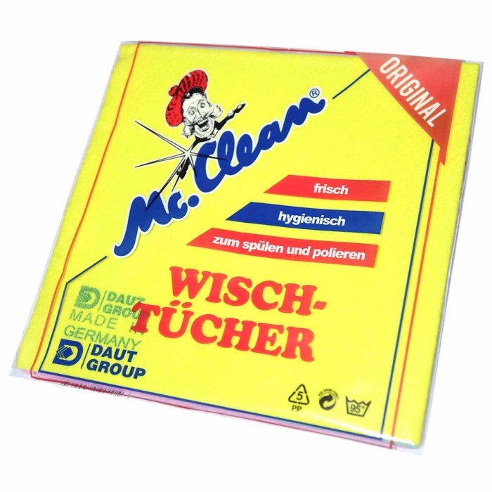 Салфетка для уборки Mr.Clean универсальные 38*38см 3шт м/у