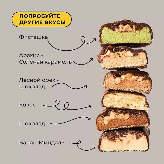 Батончик Bite Капучино протеиновый 50гр