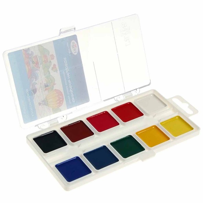 Краски акварельные Гамма Классическая медовая 10цв арт1009193