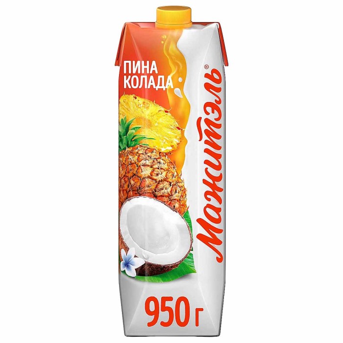 Напиток сывороточный Мажитель пина-колада 950мл т/п