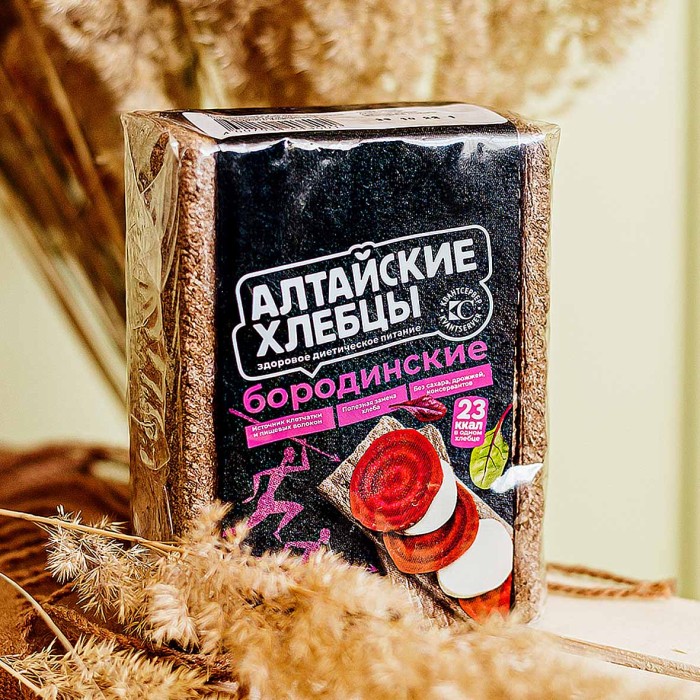 Хлебцы Алтайские бородинские 75гр м/у