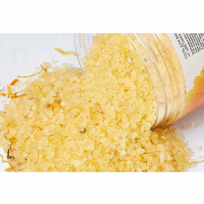 Соль для ванн Lolidom) с цветами календулы 550гр пэт