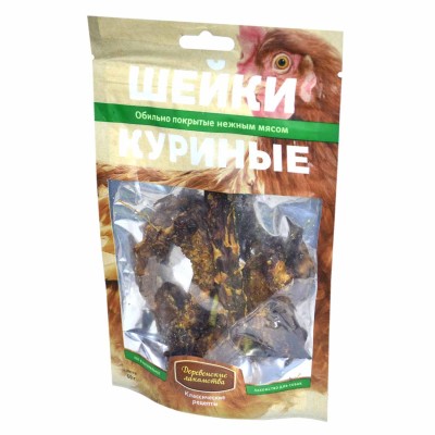Лакомство для собак Деревенские лакомства шейки куриные 50гр в/у
