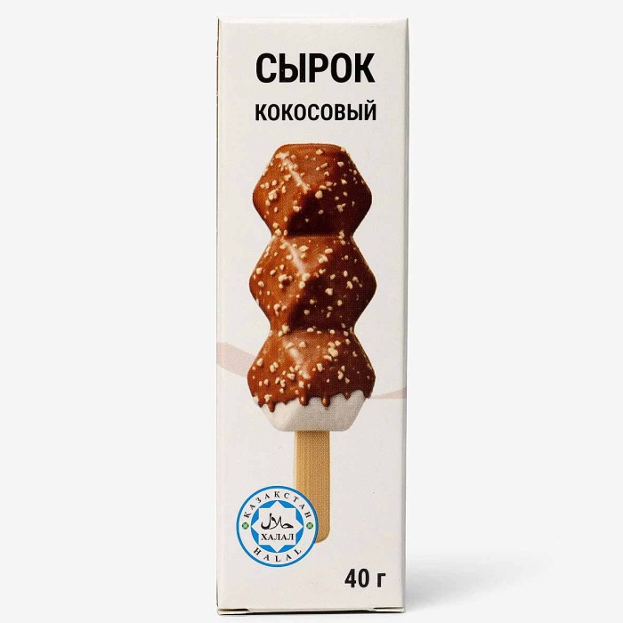 Сырок глазированный Berry Much Кокосовый в бельгийско-молочном шоколаде 40гр к/у