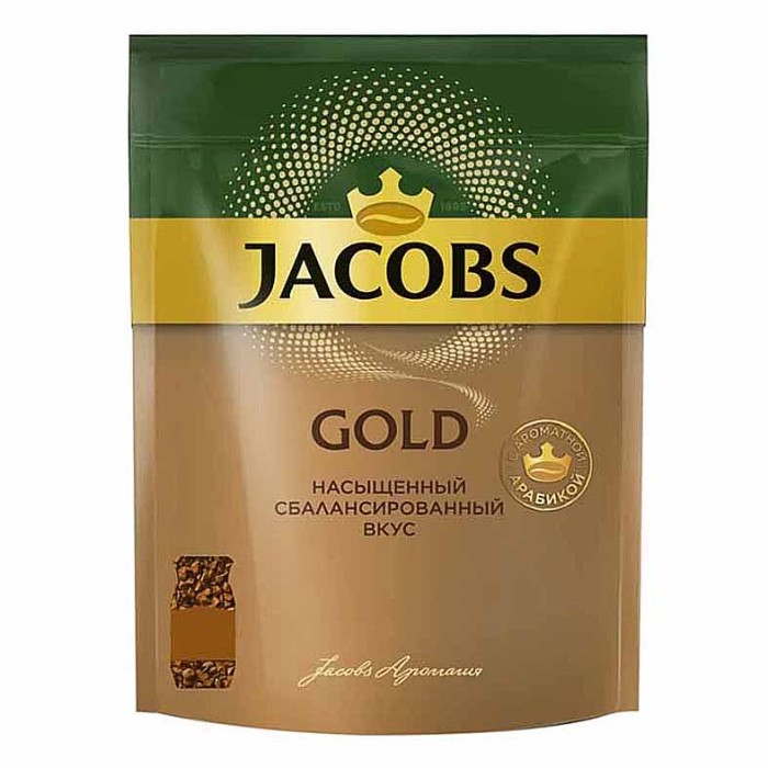 Кофе Jacobs Gold раст 140гр м/у