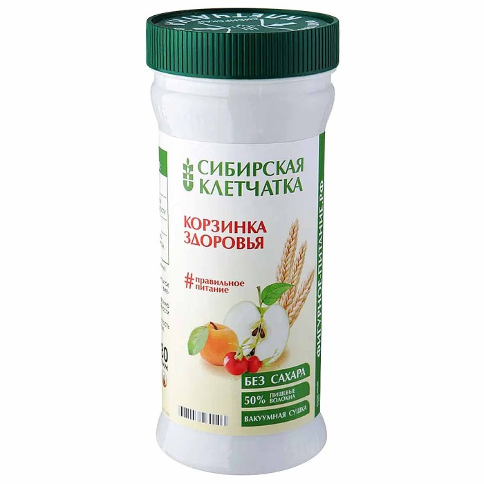 Клетчатка Сибирская Клетчатка Корзина здоровья 280гр пэт
