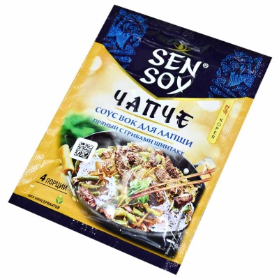 Соус Sen Soy WOK Чапче для лапши пряный с грибами шиитаке 80гр м/у