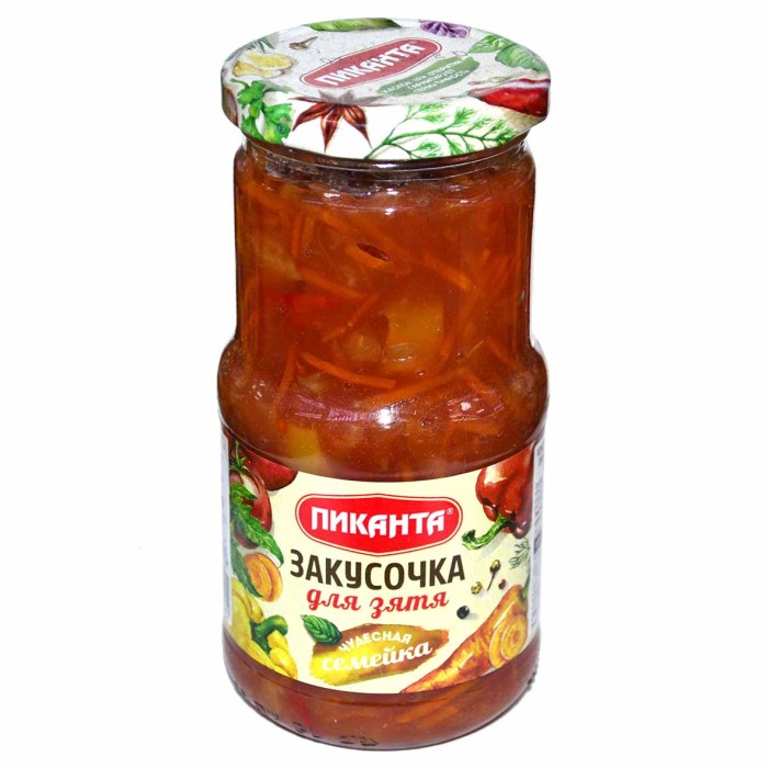 Закусочка Пиканта овощная для зятя 460гр ст/б