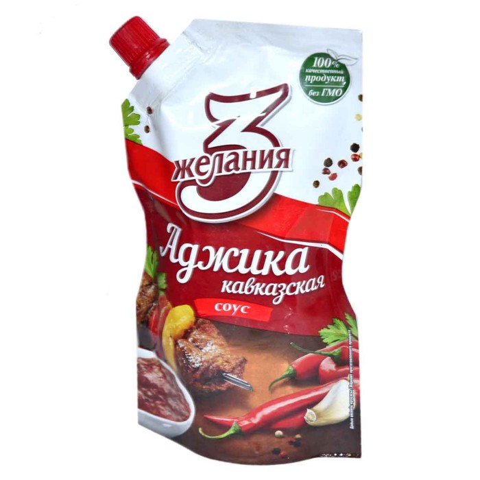 Соус 3 желания Аджика кавказская Д 250гр д/п