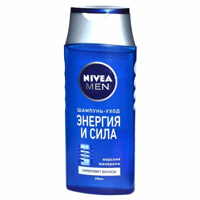 Шампунь для волос Nivea Men Энергия и сила 250мл пэт