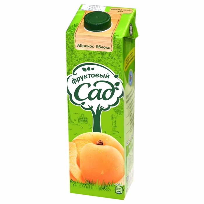 Нектар Фруктовый сад абрикос-яблоко 0.95л т/п