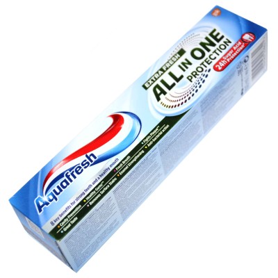 Паста зубная Aquafresh Экстра свежесть 100мл к/у