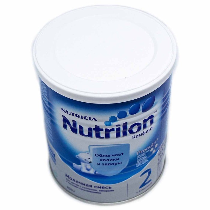 Смесь Nutrilon 2 Комфорт молочная с 6мес 400гр ж/б
