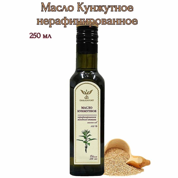 Масло кунжутное Dial Export нераф 250мл ст/б