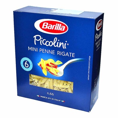 Макароны Barilla Mini Penne Rigate 450гр к/у