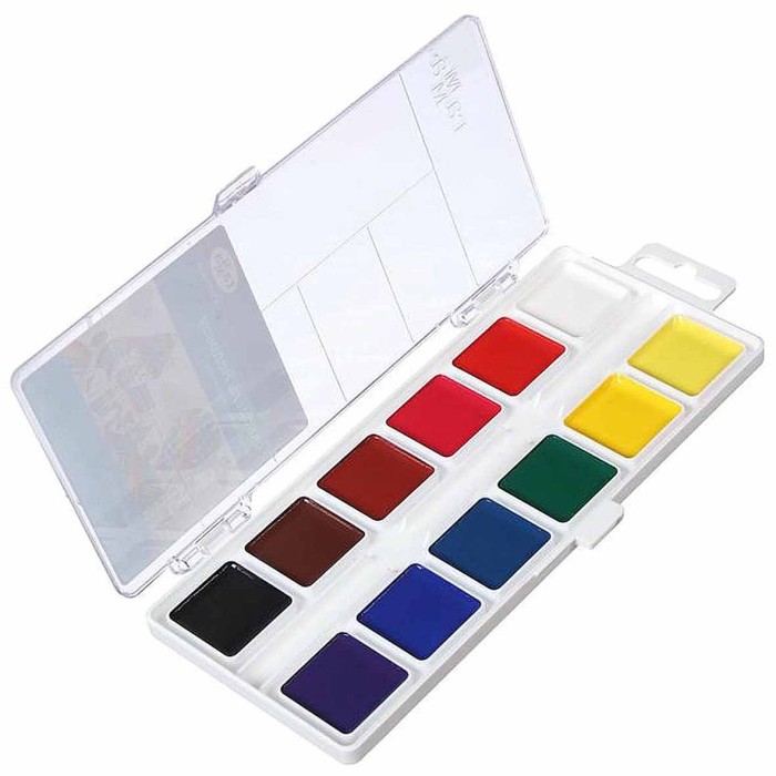 Краски акварельные Гамма Классическая медовая 12цв арт1009194