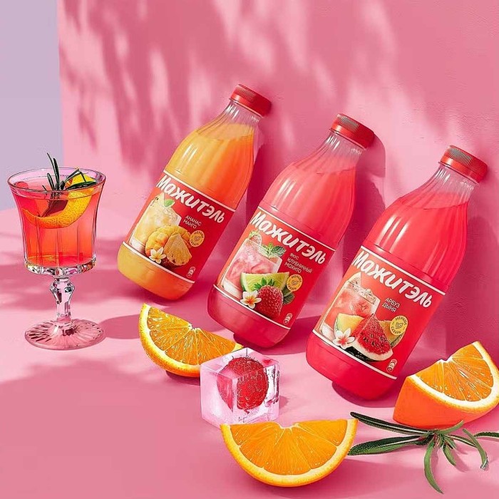 Напиток сывороточный Мажитель J7 с соком ананас-манго 950мл пэт