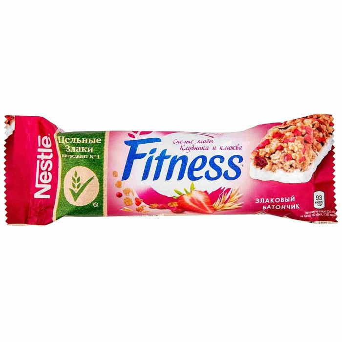 Батончик Nestle Fitness цельные злаки,спелые ягоды 23.5гр м/у