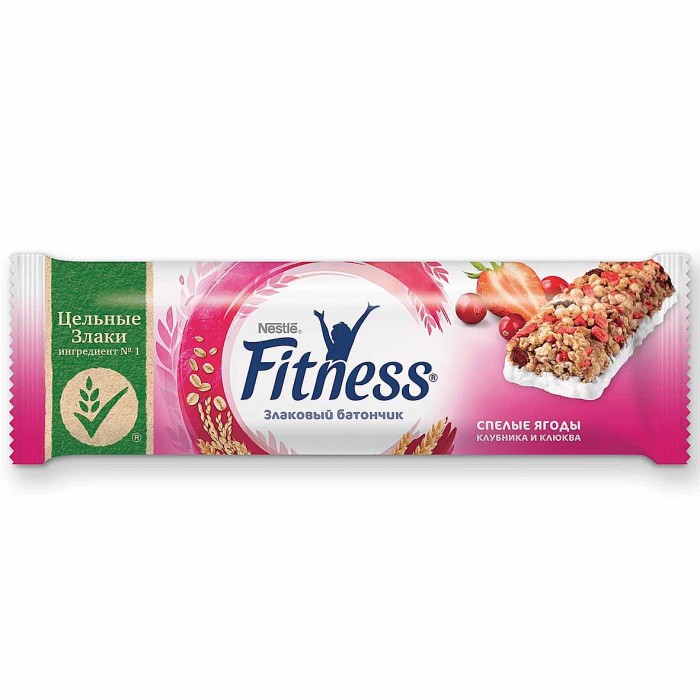 Батончик Nestle Fitness цельные злаки,спелые ягоды 23.5гр м/у
