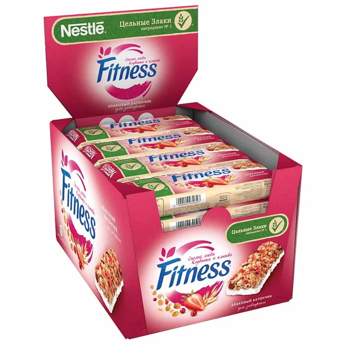 Батончик Nestle Fitness цельные злаки,спелые ягоды 23.5гр м/у