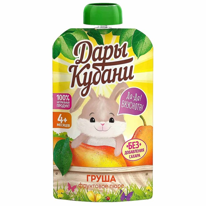 Пюре Дары Кубани груша с 4мес 90гр д/п