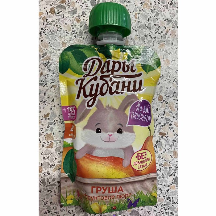 Пюре Дары Кубани груша с 4мес 90гр д/п