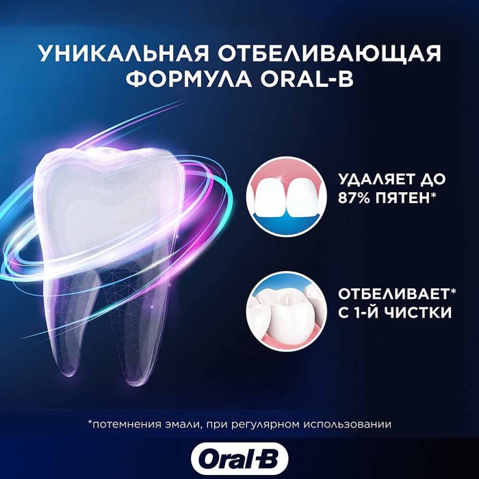 Паста зубная Oral-B  Pro-3D White Против чайных и кофейных пятен 75мл к/у