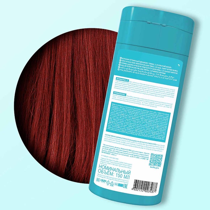 Бальзам оттеночный Тоника Красный янтарь 5.35 150мл пэт