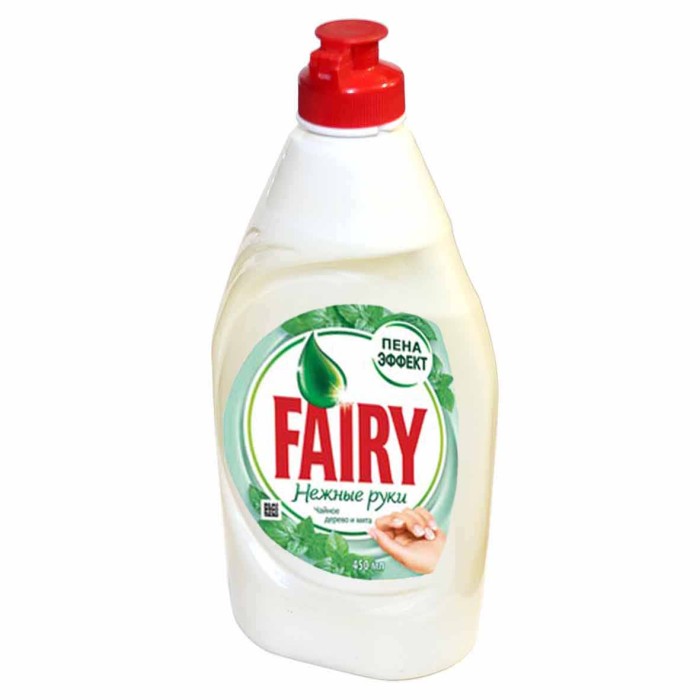 Средство для мытья посуды Fairy Нежные руки чайное дерево и мята 450мл пэт