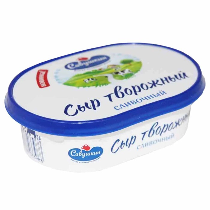 Сыр творожный Савушкин Сливочный 60% 150гр пэт