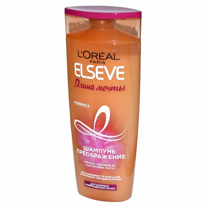Шампунь для волос Loreal Elseve Длина мечты 250мл пэт