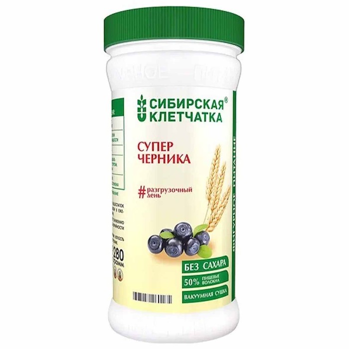 Клетчатка Сибирская Клетчатка Суперчерника 280гр пэт