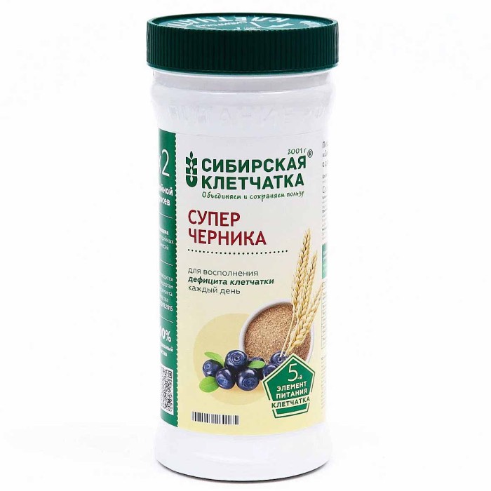 Клетчатка Сибирская Клетчатка Суперчерника 280гр пэт