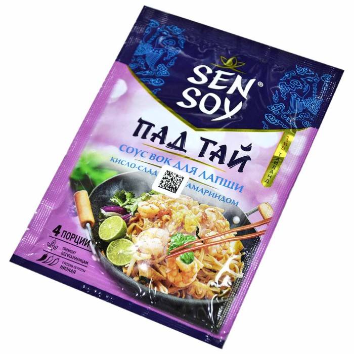 Соус Sen Soy WOK Пад Тай для лапши кисло-сладкий с тамариндом 80гр м/у