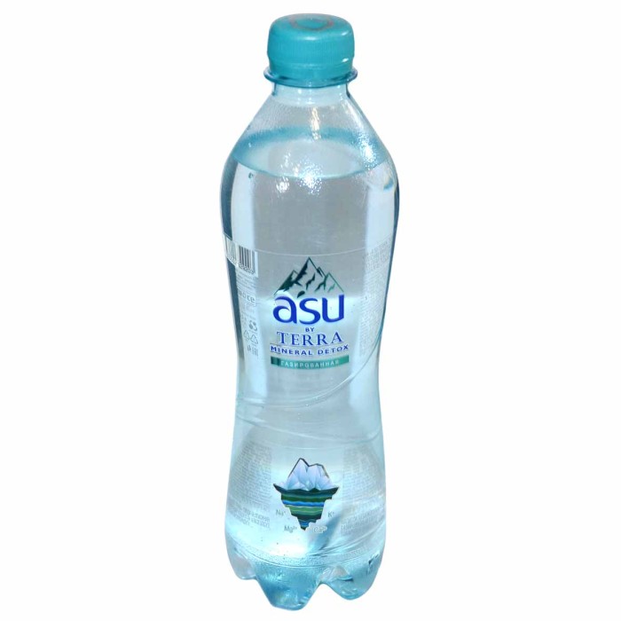 Вода минеральная A’su Terra газ 0,5л пэт