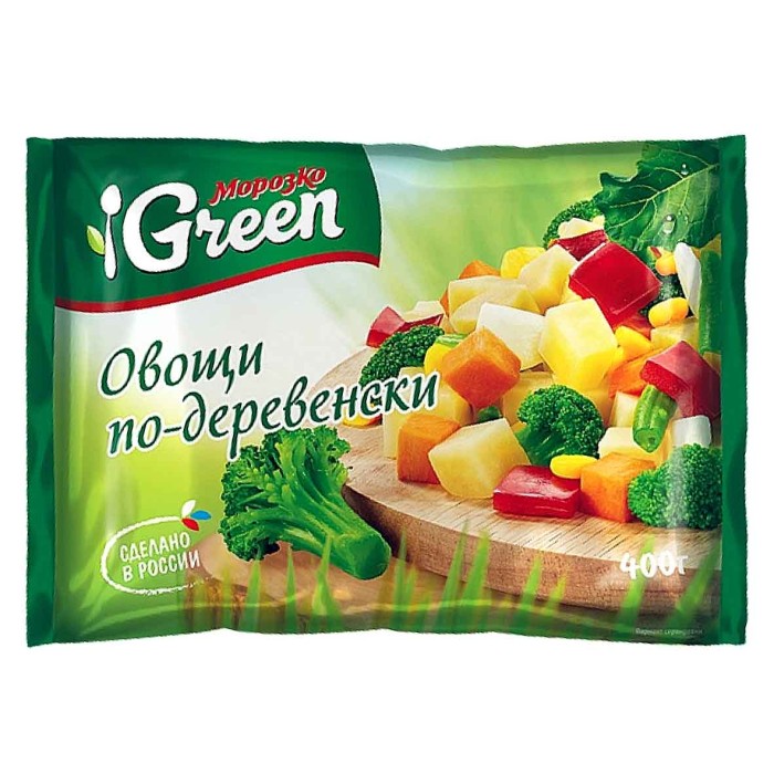 Овощи для жарки Green по-деревенски 400гр м/у