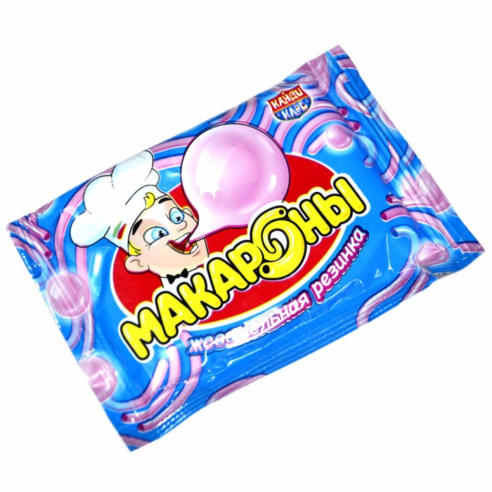 Резинка жевательная Канди Клаб Макароны 12гр м/у