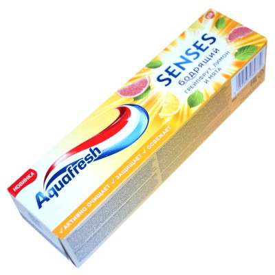 Паста зубная Aquafresh Бодрящий грейпфрут 75мл к/у