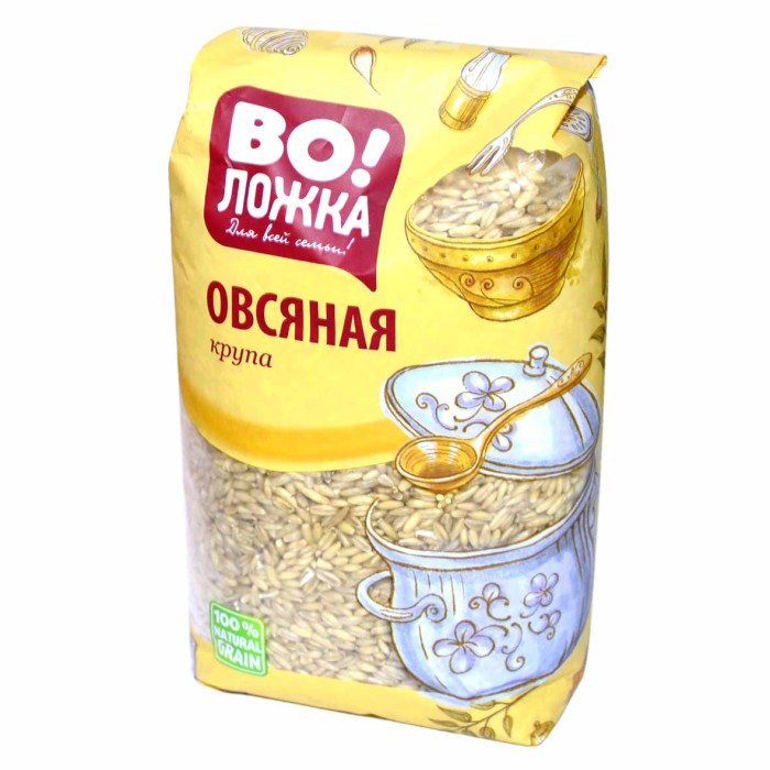 Крупа овсяная Воложка 800гр м/у