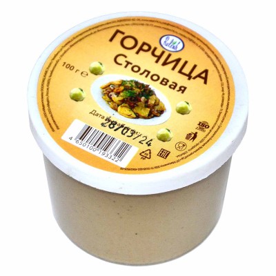 Горчица Relish столовая 100гр пэт