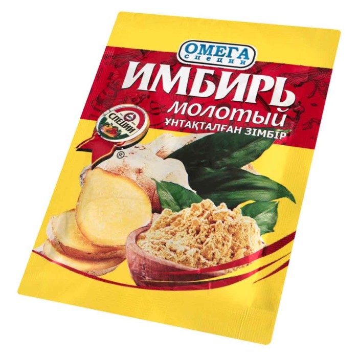 Имбирь Омега молотый 10гр м/у