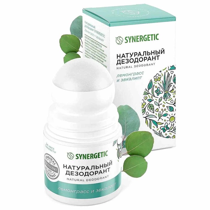 Дезодорант Synergetic Лемонграсс-эвкалипт 50мл пэт