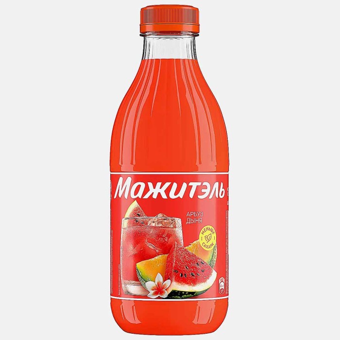 Напиток сывороточный Мажитель J7с соком  арбуз-дыня 950мл пэт