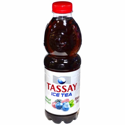 Чай Tassay лесные ягоды черный 1л пэт