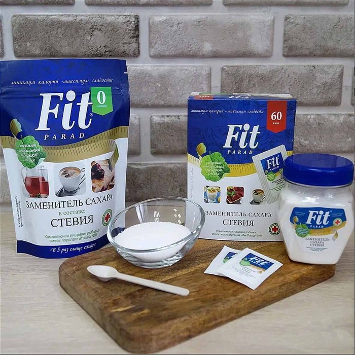 Заменитель сахара FitParad стевия №8 250гр д/п