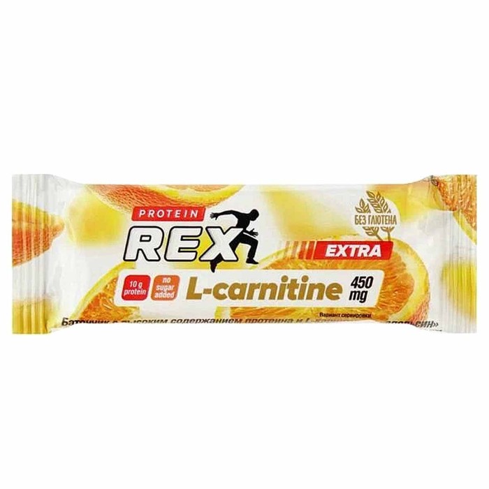 Батончик протеиновый ProteinRex апельсин 40гр м/у