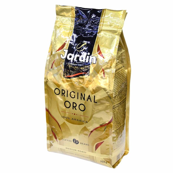 Кофе Jardin Original ORO жареный в зернах 250гр в/у