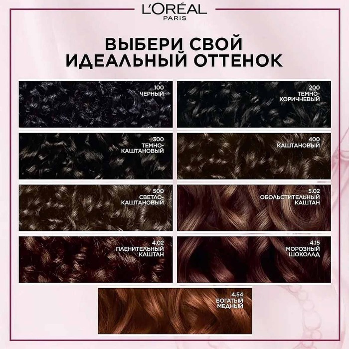 Краска для волос Loreal Exellence 100 Черный к/у