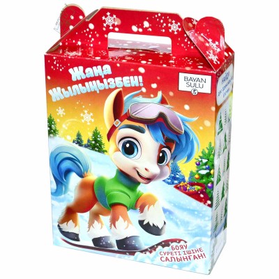 Набор новогодний Bayan Sulu Марк и Няша+раскраска 700гр к/у